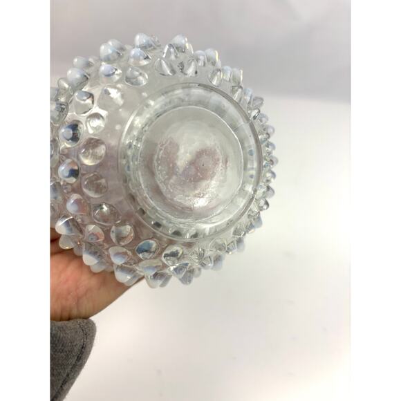 Vintage 1920s Fenton Hobnail Opalescent Glass Bud Vase – Collectible - Picture 15 of 16